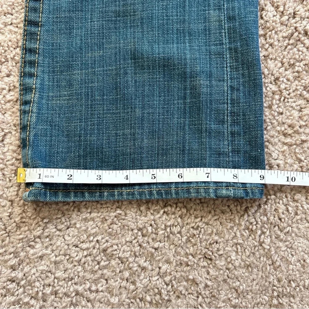 True Religion Billy Bootcut Medium Wash Blue Low Rise Denim Jeans Size 30x34 - Picture 9 of 10